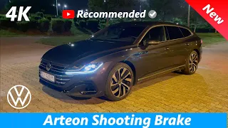 Volkswagen Arteon Shooting Brake 2021 - FIRST Night look in 4K | Exterior - Interior (R- Line)