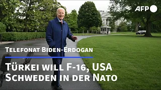 Biden: Erdogan will F-16, wir einen Deal mit Schweden | AFP