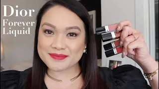 New Beauty Pt.3 Dior Forever Liquid Swatches & Try On | CRISTINA MADARA