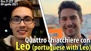 Un PORTOGHESE che parla un FANTASTICO italiano: Leo di @portuguesewithleo - Live #19