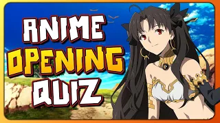 ANIME OPENING QUIZ (Easy - Hard) - 40 Openings