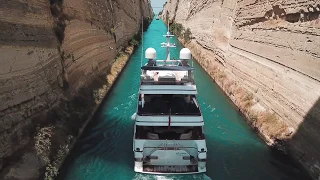 CORINTH CANAL SUPERYACHT PASSAGE | July 2019