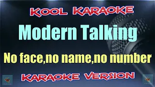 Modern Talking - No face, no name, no number (karaoke version) VT