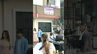 Shooting nila Alexa dito sa Sampaloc Manila...
