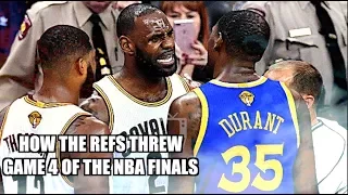 How the refs THREW Game 4 of the NBA Finals! (Rigged)