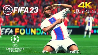 FIFA 23 - Benfica vs. PSG UCL GROUP STAGE Full Match. | PS5 Gameplay [ 4K HDR ]