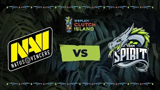 NaVi vs Spirit - Map1 @Mirage | VODs_ru | WePlay! Clutch Island