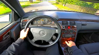 GERMAN CAR FOR 1000€ "1997 MERCEDES BENZ E-CLASS W210" - POV TEST DRIVE