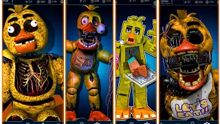 FNAF AR Random Chicas - JUMPSCARE & Workshop animations