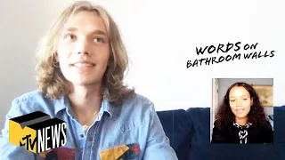 Charlie Plummer & Taylor Russell Talk 'Words on Bathroom Walls' | MTV News