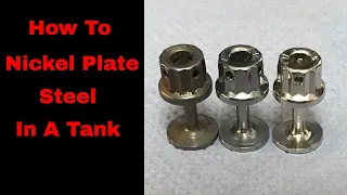 How To Nickel Plate On To Steel, tank plating nickel, nickel plating,