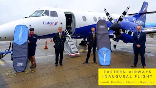 Surf's Up! Inaugural Eastern Airways flight to Newquay