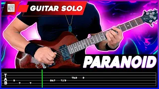 Black Sabbath - Paranoid【 GUITAR SOLO LESSON 】