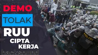 Demo TOLAK RUU Cipta Kerja ( bumiku tak lagi ramah - alib ba ta )..