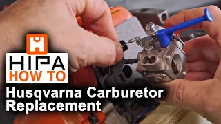 How to replace the Carburetor - Husqvarna Trimmer - Hipa How To - 012