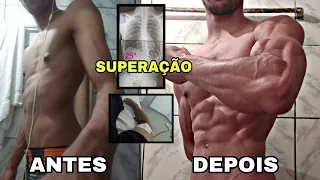 TRANSFORMAÇÃO NATURAL DE 1 ANO E 5 MESES NA ACADEMIA (ECTOMORFO) - Ilan Tiano