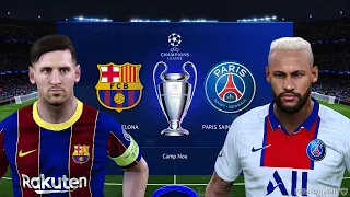 PES 2021 UEFA Champions League 2020/2021 | Barcelona vs PSG