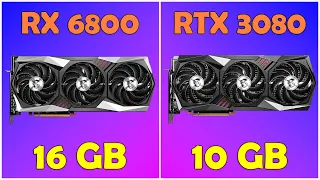 RX 6800 vs RTX 3080 Gaming Test 1440p