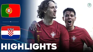 Portugal vs Croatia | Highlights | U21 Euro Qualification 26-03-2024