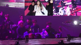 180125 SEVENTEEN & BTOB React to CHUNGHA @ 27th Seoul Music Awards 2018