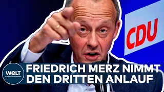 CDU: Ex-Unionsfraktionschef Friedrich Merz will Nachfolger von Armin Laschet werden I EILMELDUNG