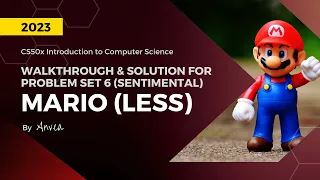 [2023] CS50 - (Week 6) Mario Less (Python) Solution | Walkthrough & Guide for Beginners | By Anvea