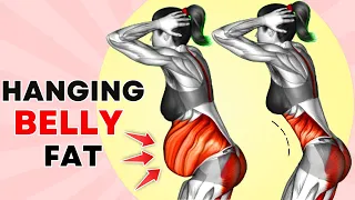 Burn HANGING BELLY FAT Fast ➜ 30 minute STANDING Workout | How to Lose Belly Fat in 1 Week Challenge