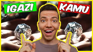 TE MEG TUDNÁD MONDANI, MELYIK AZ IGAZI ÉS MELYIK A KAMU GYÉMÁNT? 💎 | MILLIÓK MÚLHATNAK RAJTA! 🤑