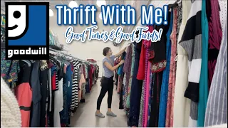 Goodwill Thrift With Me!  Good Times & Great Finds! Explore Every Section With Me! Woop!