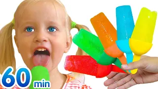 Fruit Ice Cream Song + more Children's Songs by Katya and Dima