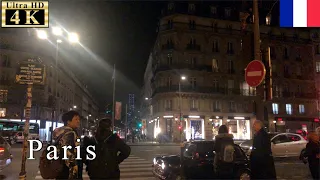 🇫🇷Paris Night Walk - 6th arrondissement of Paris toward Mabillon Station -【4K 60fps】