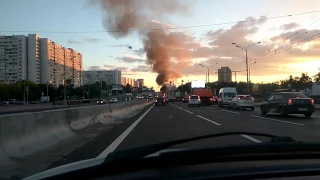 Страшная авария на Варшавском шоссе в Москве