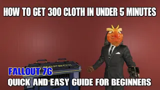 Fastest way to get cloth in fallout 76 #Fallout76 #gaming #viral #shorts