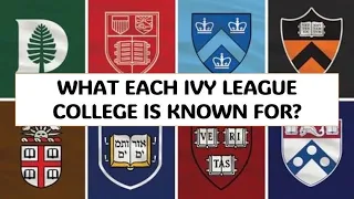 What Each Ivy League University is Known for? #collegeprep #commonapp #collegeboard