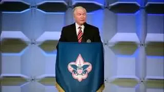 Dr Robert M Gates at 2015 Boy Scouts of America National Meeting