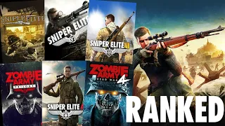Ranking EVERY Sniper Elite Game WORST TO BEST (Top 6 Games)