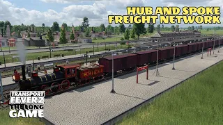 Hub and Spoke Freight Network | Transport Fever 2 American Trains | The Long Game Ep 9