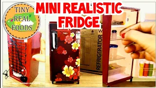 Mini Fridge|Mini Refrigerator |Home made|Fridge Unboxing|Miniature Fridge Toy|udhaya toys EP-17