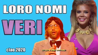 CIAO 2020 spiegazione di una RUSSA. I nomi veri dei cantanti dello show. Giovanni Urganti e altri