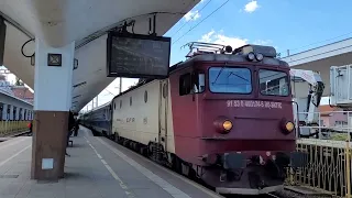 Cluj Napoca: IR 1831 train (Timişoara Nord - Iaşi). Locomotive nr. 40 0174-5