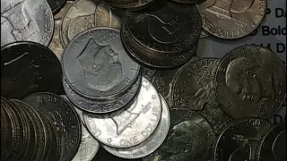 Dollar Hunt - A bag full of Eisenhower Dollars