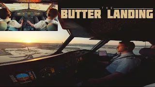 A320 - The BUTTER Landing