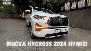 The All New Toyota Innova Hycross VXO 8 seater 2024 Hybrid| Congratulations Mohak Bhai ❤️