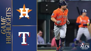 Astros vs. Rangers ALCS Game 5 Highlights (10/20/23) | MLB Highlights