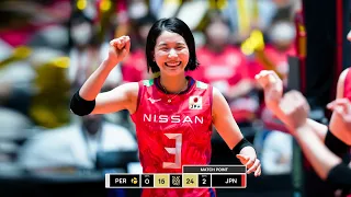 Sarina Nishida Destroyed Volleyball Team Peru in Women's OQT 2023 !!!