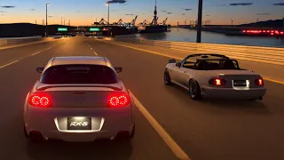 Gran Turismo 7 -Built Miata Calls out my Big Turbo RX-8 from a 40 Roll! Roll Race