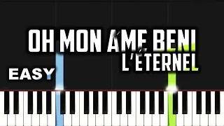 Oh Mon Âme Beni L’éternel | EASY PIANO TUTORIAL BY Extreme Midi