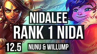 NIDALEE vs NUNU & WILLUMP (JNG) | Rank 1 Nida, Rank 5, 8/2/10, Dominating | TR Challenger | 12.5