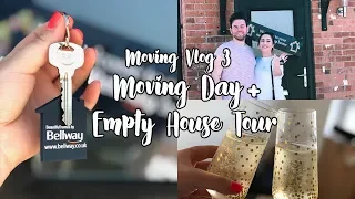 MOVING DAY + EMPTY HOUSE TOUR | Moving Vlog 3