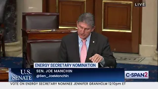 Sen. Joe Manchin urges Senate to confirm Gov. Jennifer Granholm to be Secretary of Energy